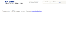 Tablet Screenshot of entitleins.com